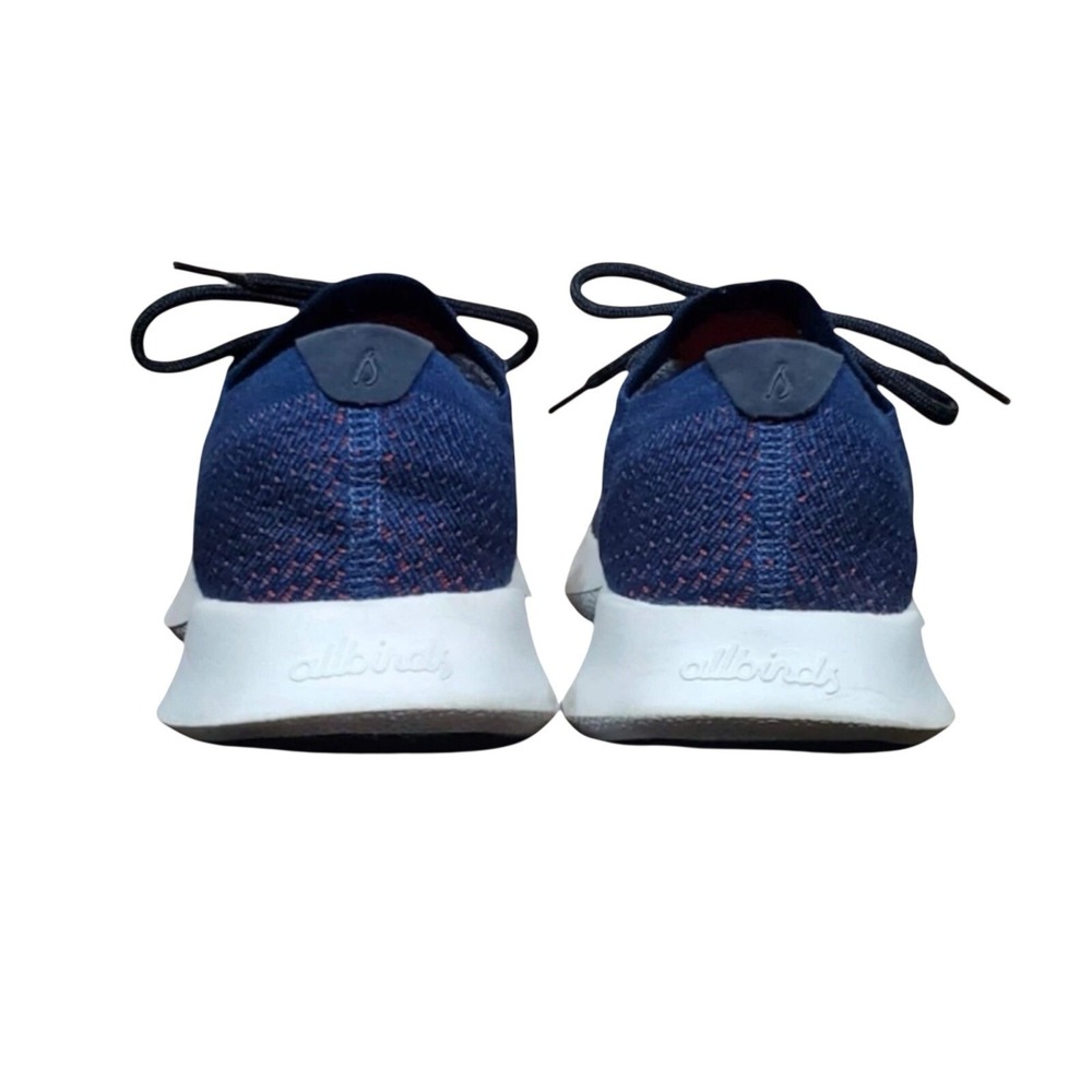 Allbirds‎ Tree Dashers Mens 10 Navy Blue White Running Shoes Sneakers Low Top - Picture 4 of 6